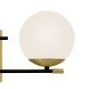 NOWODCZESNA LAMPA WISZĄCA MAYTONI NOSTALGIA MOD048PL-06G CZARNO-ZŁOTA BIAŁE KULE